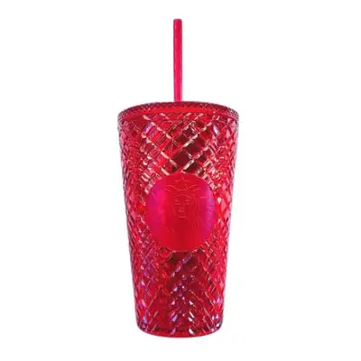 Starbucks Holiday Jeweled Tumbler Grande oz Red