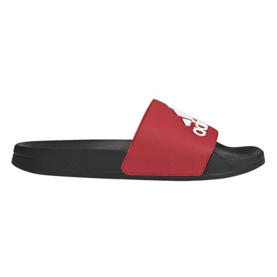 adidas Unisex Adilette Shower Slides Sandal Better Scarlet/White/Black US Men