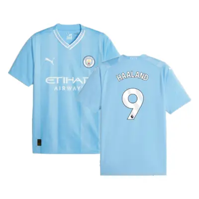 (M) Man City Home Shirt (HAALAND 9)