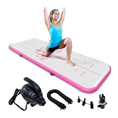 3M Inflatable Gymnastics Mat Tumbling Mat With Electric Air Pump 10cm Thick Air Floor Practice G