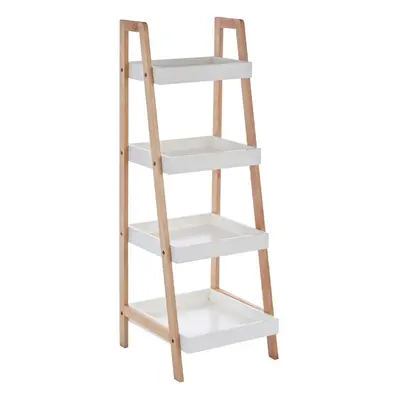 Premier Housewares Tier Birch Wood Bathroom Shelf