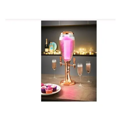 Big Chill Wine & Prosecco Tower With LED Light 3L