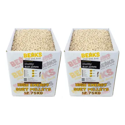 25kg NUTTY high energy suet pellets for all season garden bird feeding