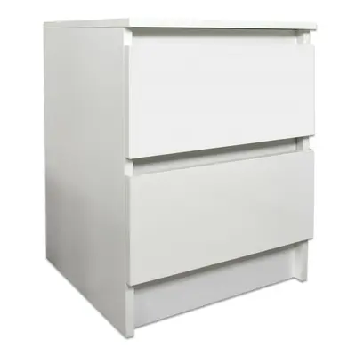 (Matt White, Drawer Bedside Cabinet) Carlton Chest Of Drawers Matt Finish