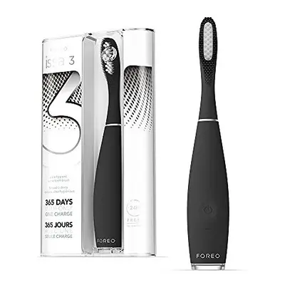 FOREO ISSA Rechargeable Electric Ultra-Hygienic Sonic Toothbrush with Silicone & PBT Polymer Bri