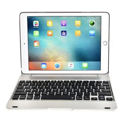 (Silver) For Ipad Pro 9.7 Inch / Ipad Air Horizontal Flip Tablet Case Bluetooth Keyboard