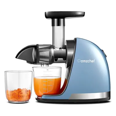 AMZCHEF Juicer Machines - Cold Press Slow Juicer -Masticating Juicer whole Fruit and Vegetable -