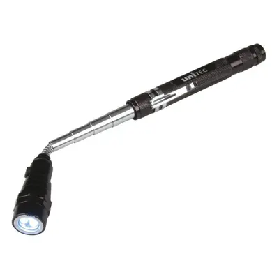 Unitec LED Telescopic Torch with Magnet - Black