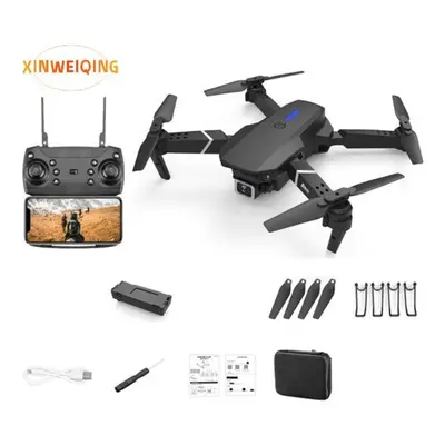 (black) Set Remote Control Drone, Wide Angle 1080p/4k Hd-compatible Dual Camera, Altitude Hold, 