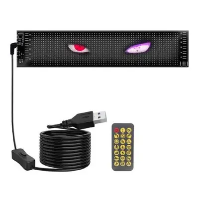 (as the picture, S) Colorful Eye Lamp Flexible Soft Screen For Windows Diy Dynamic Led Lights Sm