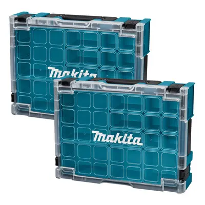 Makita Clear Lid MAKPAC Tool Case Stacking Organiser Tool Box + Inserts X