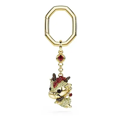 Chinese Zodiac Dragon Gold-tone Plated Key Ring