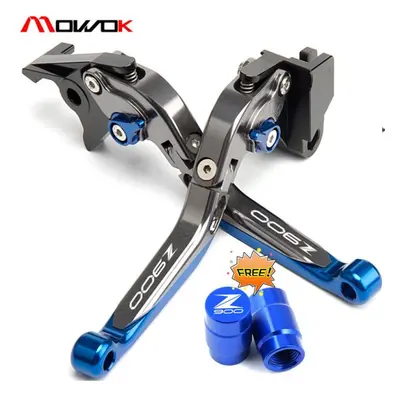 (Grey blue) Colors Motorcycle Brake Clutch Levers For Kawasaki Z900 2021 2019 Z Adjustable Foldi