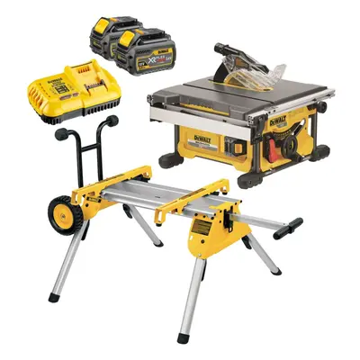 Dewalt DCS7485T2 54v XR FlexVolt Cordless Table Saw x 6.0ah + DE7400 Leg Stand