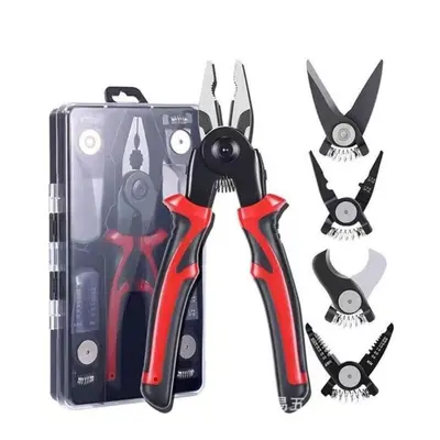 (as the picture) Multifunctional In Pliers Steel Wire Pliers Wire Stripping Pliers Interchangeab