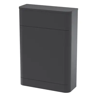 Floor Standing WC Toilet Unit - 550mm - Soft Black