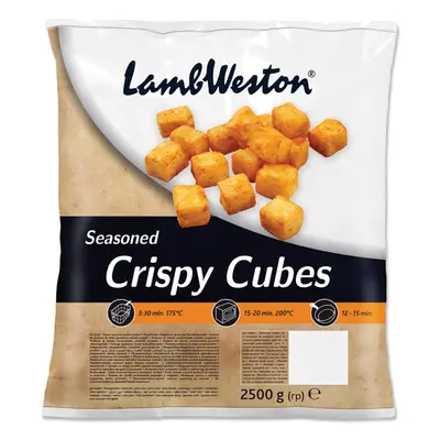 Lamb Weston Frozen Seasoned Crispy Cubes - 4x2.5kg