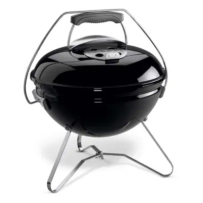 Weber Smokey Joe Charcoal Grill Barbeque, 37cm | Portable BBQ Grill with Lid Cover & Plated Stee