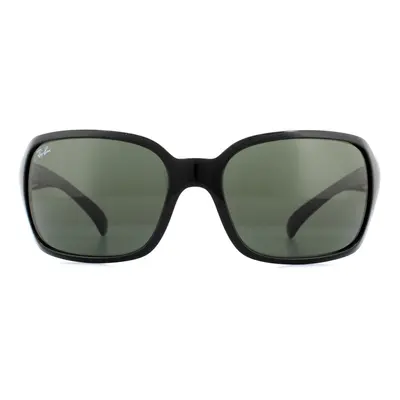 New Ray-Ban Sunglasses 601 Black Crystal Green