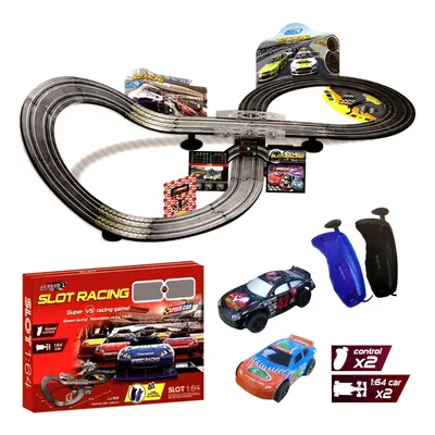 Electric Remote Control Slot Car Racing Track Set Toy Race Game JJ89