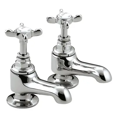 Bristan N 3/4 C CD Bath Pillar Taps - Chrome