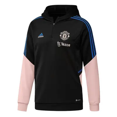 (3XL) Man Utd Condivo Hooded Track Top (Black)