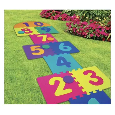 ADEPTNA Heavy Duty Giant EVA Foam Hopscotch - The Original Playground game for all ages Family G