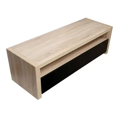 2 Drawers And Shelf Coffee Table, Modern Coffee Table That Has Storage, Wooden Coffee Table For 