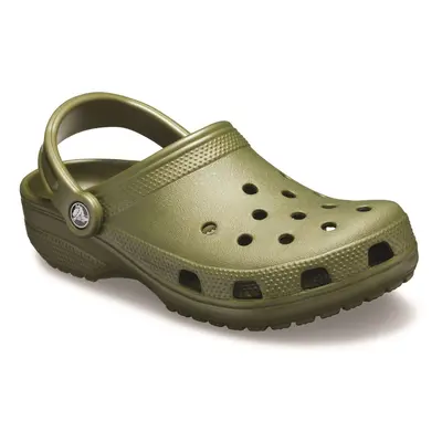 (Green, (Adults')) Crocs Classic Croslite Rubber Army Green Clogs