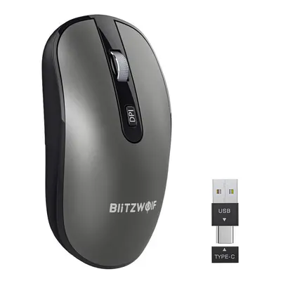 Wireless Mouse 2.4GHz Bluetooth 3.0/5.0 Triple Mode with USB&Type-C Receiver 2400DPI Noiseless M