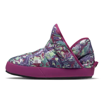 THE NORTH FACE ThermoBall Traction Bootie - Kids' Peak Purple Terrain Multi-Print 5.0