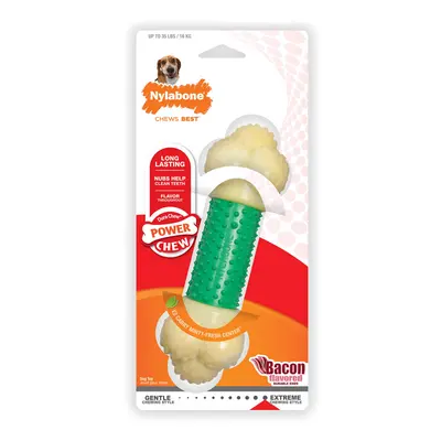 Nylabone Double Action Power Chew Durable Dog Toy Medium - Up to lbs.