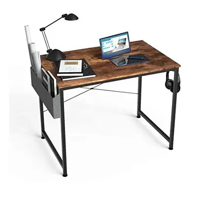 HOMIDEC Writing Computer Desk, Office Work Desk for student and worker, Laptop Table with Storag