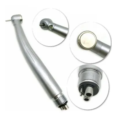 (4 Hole) Dental Led High Speed Push Button Turbine Handpiece Water Spray Hole/2 Hole Dental High