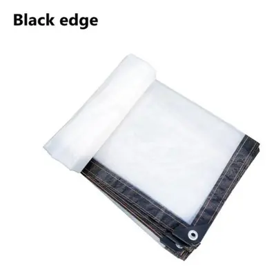 (as the picture, 4X4m(1Pc)) Pe Film Transparent Rainproof Cloth Balcony Garden Waterproof Shelte