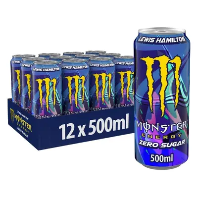 (Pack Of 24) Monster Energy Lewis Hamilton Zero Sugar 500ml