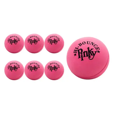 JA-RU High-Bounce Pinky Ball (6 Pack) Small Bouncy Rubber Balls for Kids. Stress Handball. Indoo