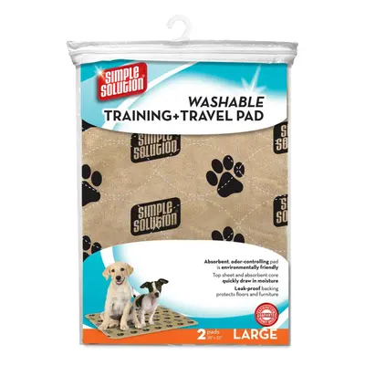 Simple Solution Washable Travel & Training Pad 2pk Large