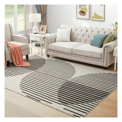 (160 x cm (5 ft in x ft in)_Living Room Rug, Jett) Extra Large Rugs Printed Carpets Runner Rug &