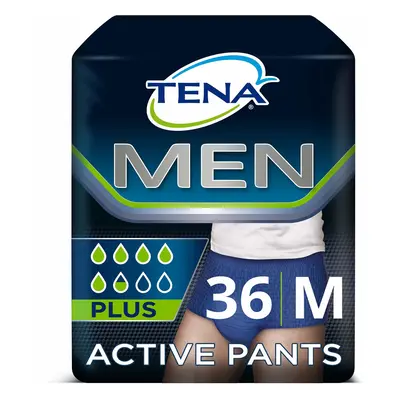 Tena Men Active Fit Pants Plus Medium - Case Saver Packs of (Incontinence Pants)