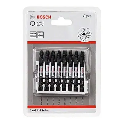 Bosch Professional 8tlg. Schrauber LÃ¤nge: 65mm, 8-Piece Screwdriver Set (Impact Control, T/PZ/P