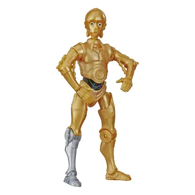 STAR WARS Galaxy of Adventures C-3PO Toy 5-inch Scale Action Figure with Fun Droid Demolition Fe