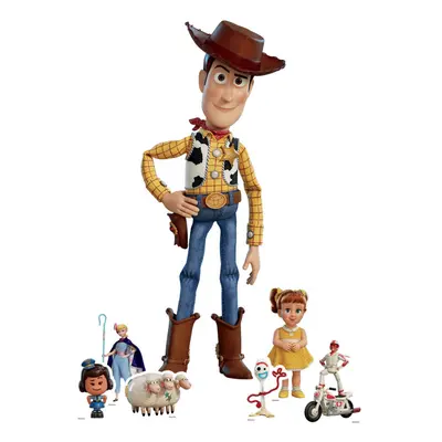 Woody Toy Story Cardboard Cutout Disney Decoration Pack - Includes Mini Cutouts