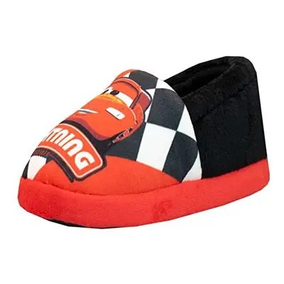 Boys Slippers Cars Red