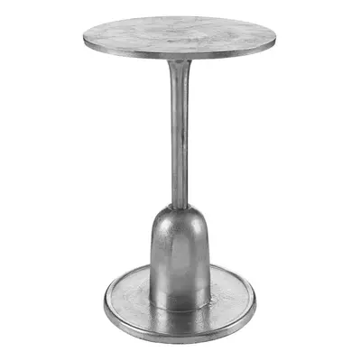 Premier Housewares Halle Side Table with Silver Finish