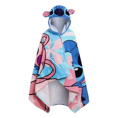 Stitch Hooded Towel Angel Poncho 100% Cotton Kids Beach Towel Bath Towel Swimming Wrap Kids Chan