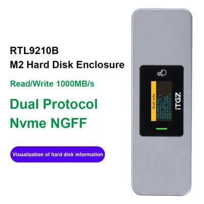 (dual agreement) M.2 NVMe External Hard Drive Case 10Gbps M.2 SSD Enclosure M-key for Laptop