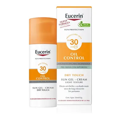 Eucerin Sun Gel Creme Oil Control Dry Touch Spf30 50ml