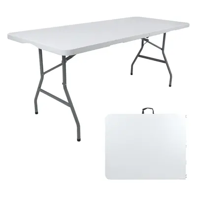 Rectangular 6ft Folding Table Light Duty Commercial Use for Camping, Catering, BBQ, Picnic and P