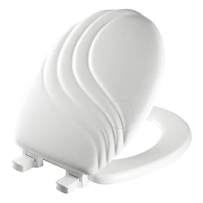 MAYFAIR 27ECA Sculptured Swirl Toilet Seat will Never Loosen and E